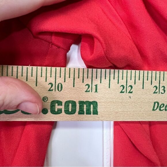 J crew blouse red/orange small - Picture 13 of 14